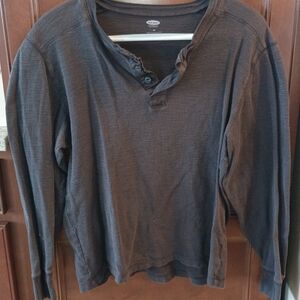 Old Navy Gray Henley